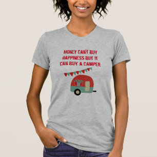 Camiseta Dinheiro Não Pode Comprar Felicidade Mas Pode Com