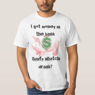 Camiseta Dinheiro no banco