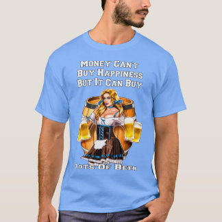 Camiseta Dinheiro Pode Comprar De Beer Engraçado Beer Beer 