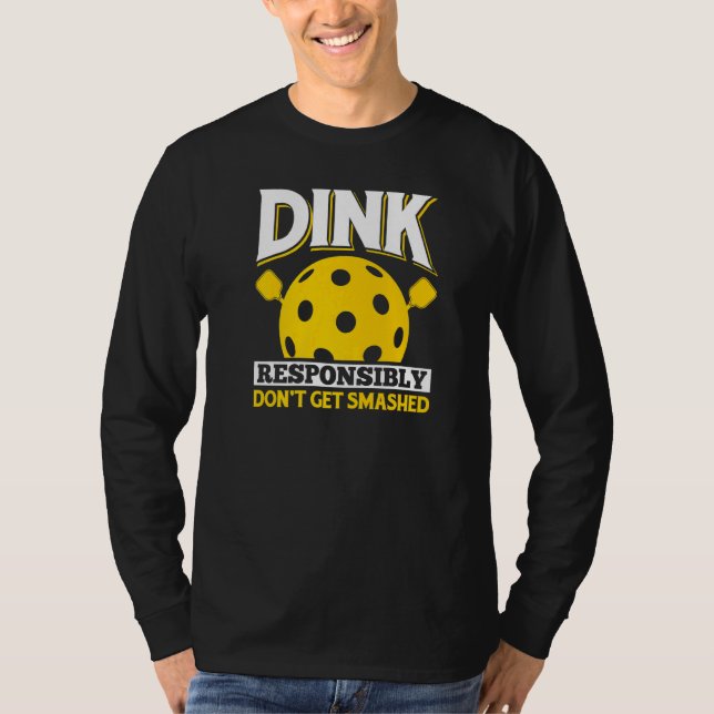 Camiseta Dink Responsavelmente Não Sente-Se Fingida (Frente)