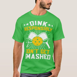 Camiseta Dink Responsavelmente Não Vai Ser Esmagado Engraça
