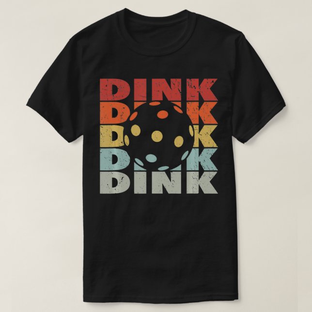 Camiseta Dink Retro Pickleball (Frente do Design)