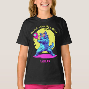 Camiseta Dink & Swagger: O Gato Atleta Definitivo