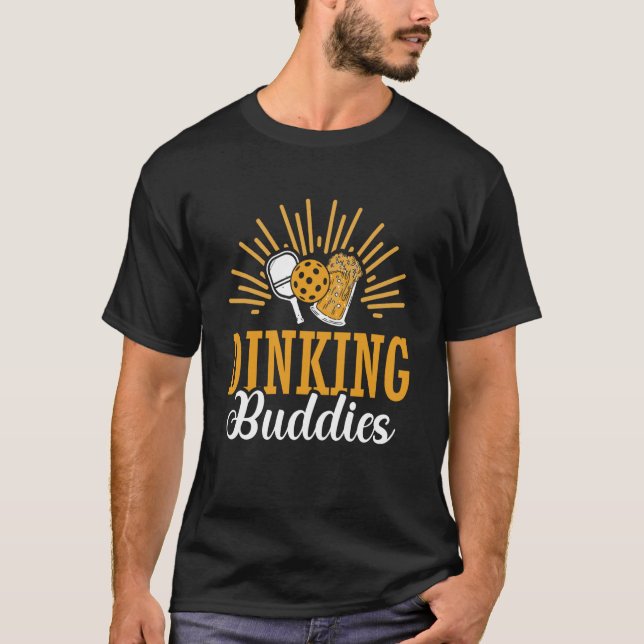 Camiseta Dinking Buddies Pickleball Paddle Sports Game Play (Frente)