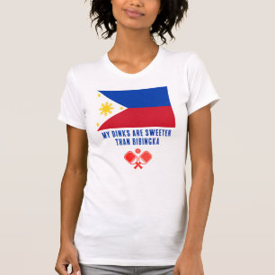 Camiseta DINKS MAIS DOCE QUE BIBINGKA Filipinas Pickleball