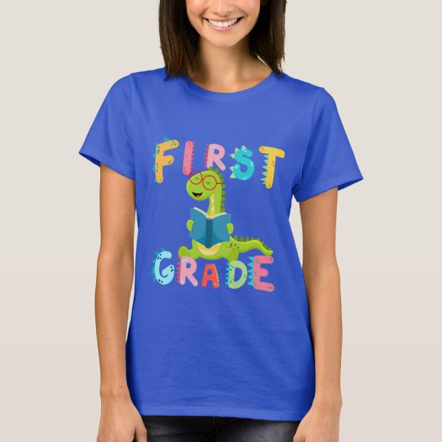 Camiseta Dino 1rua Escola de Professores da GRADE (Frente)