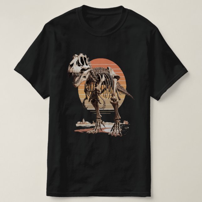 Camiseta Dino Bones (Frente do Design)