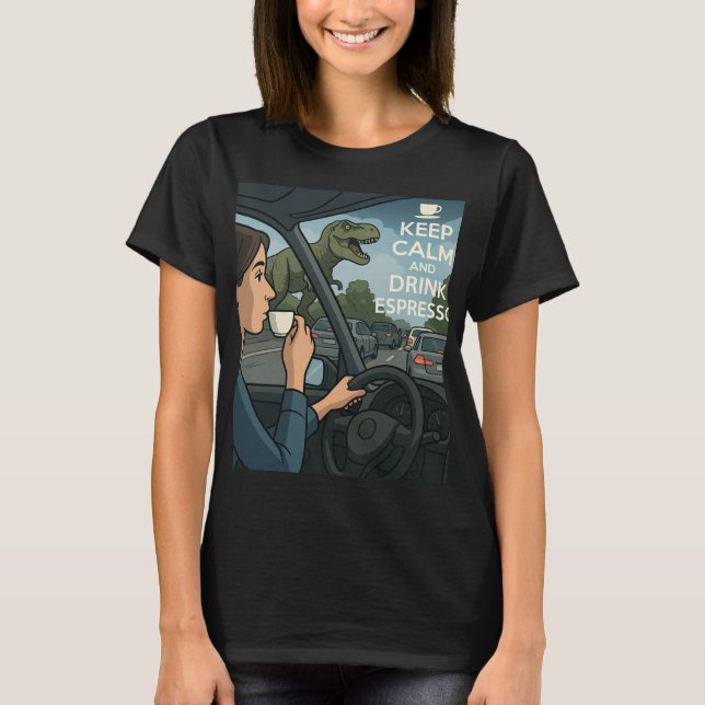 Camiseta Dino Congestionamento (Frente)