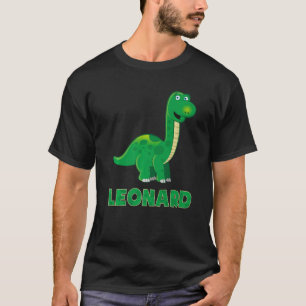 Camiseta Dino dinossaur name Leonard