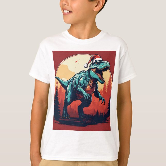 Camiseta Dino Disguise: Roar com estilo! (Frente)