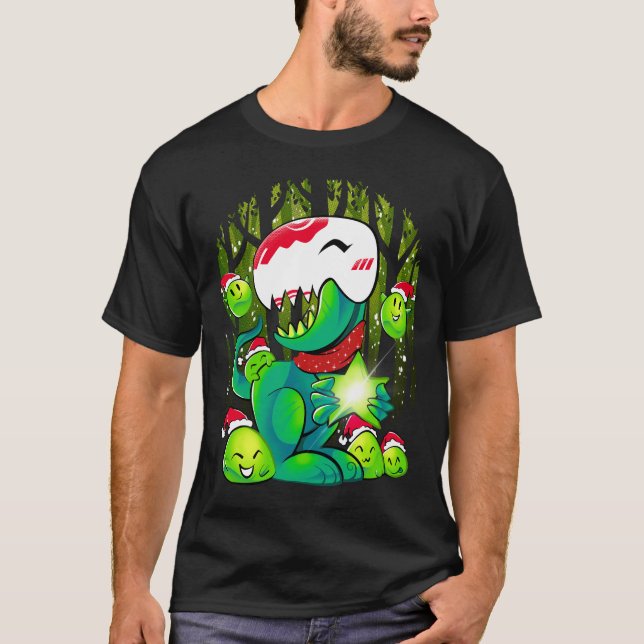 Camiseta dino e lodo (Frente)