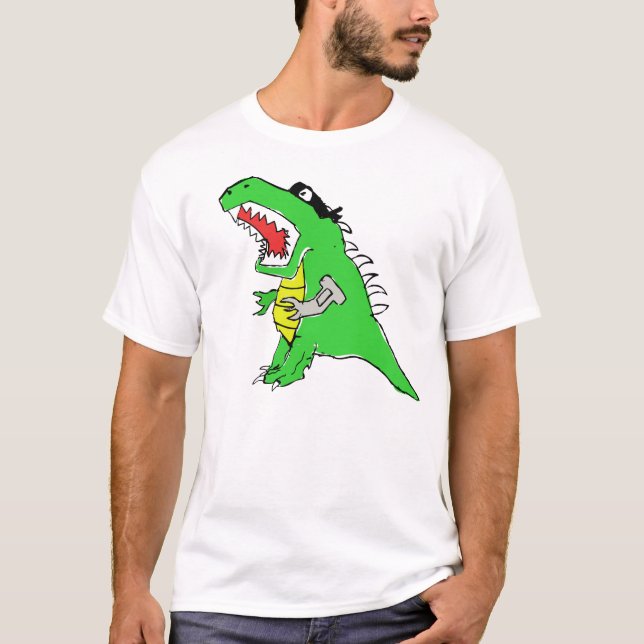 Camiseta Dino elétrico (Frente)