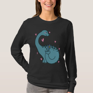 Camiseta Dino está Apaixonado Dinossauro Réptil