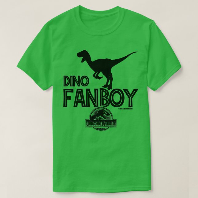 Camiseta Dino Fanboy World 2 (Frente do Design)