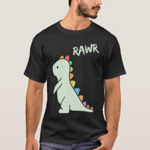Camiseta Dino Fofo Rugido Dinossauro Rugindo Criança Divert