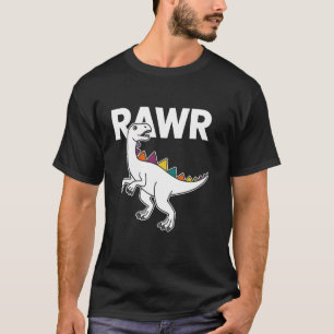 Camiseta Dino Fofo Rugido Dinossauro Rugindo Divertido Carr