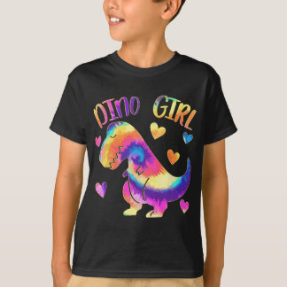 Camiseta Dino Girl - Dinossauro Lover - Tie Dye Bonte Teen