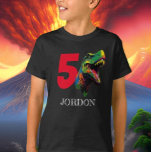 Camiseta Dino Happy 5 Birthday<br><div class="desc">Dino Happy 5 Birthday Os seus filhos adoram dinossauros? Se você quiser dar-lhes uma festa de aniversário eles nunca esquecerão de uma festa de aniversário de tema de dinossauro é o caminho a seguir! Planejar praticamente qualquer festa de aniversário, no entanto, pode ser um desafio. E se você está tentando...</div>