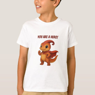 Camiseta Dino Kammli Super-Herói "Você é um Herói"