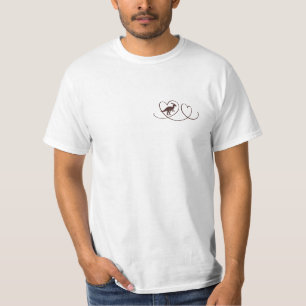 Camiseta Dino Liebe - Herzlinien Parasaurolophus