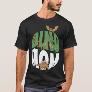 Camiseta Dino Mãe Dinossaur Paleontologista Mãe Mãe da Mãe