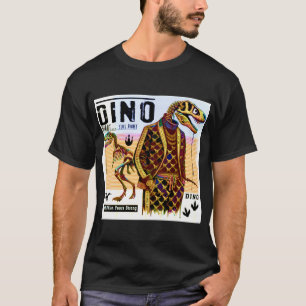 Camiseta Dino Might T-Shirt - Engraçado Tee Gráfico Dinossa