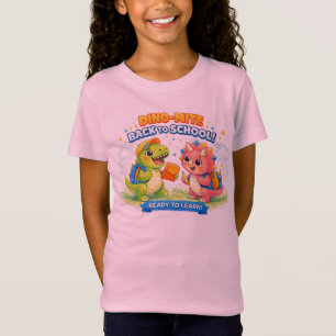 Camiseta Dino-Mite de Volta às Aulas – Pronto para Aprender