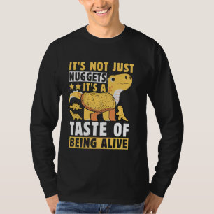 Camiseta Dino Nugget Plush Dino Nugget Travesseiro Chicken 