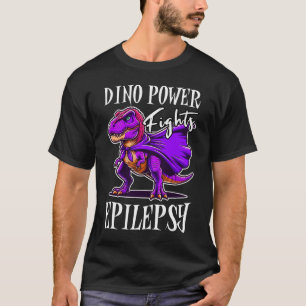 Camiseta Dino Poder Combate a Conscientização sobre Epileps