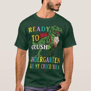 Camiseta Dino pronto para esmagar o jardim de infância, Cho