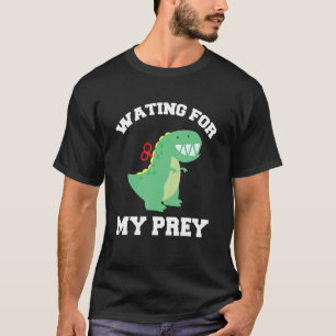 Camiseta Dino Rex Esperando Por Prey Dinossaur Cretaceous P