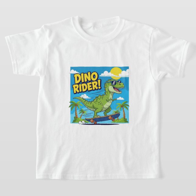 Camiseta "Dino Rider – Skate into Adventure!" (Postura )