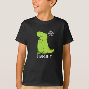 Camiseta Dino-salgado Piada engraçada de dinossauro Fundo e