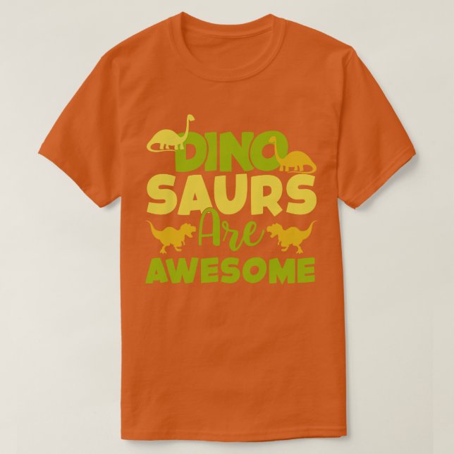 Camiseta Dino Saurs São Incríveis (Frente do Design)