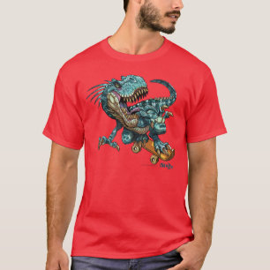 Camiseta Dino Skateboarding