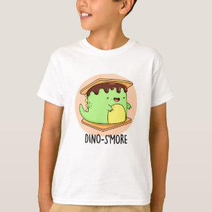 Camiseta Dino-Smore Engraçado Dinossaur Smore Pun