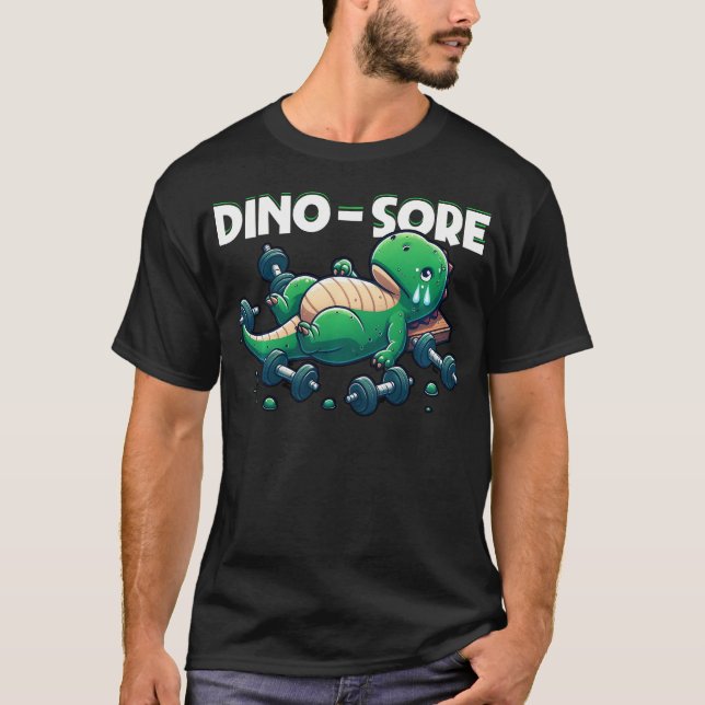 Camiseta Dino-Sore Bonita Dinossauro de Eixo Malhação Motiv (Frente)