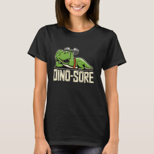 Camiseta Dino Sore, Engraçado Trabalho de Malhação do Dinos