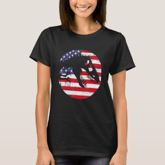 Camiseta Dino USA Flag Patriotic Dinosaur Rex 4th Of July