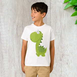 Camiseta Dino Verde Sorridente