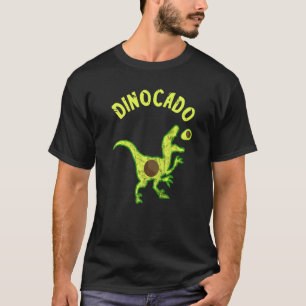 Camiseta Dinocado Dino Avocado Dinossauros Avocado Fruta T