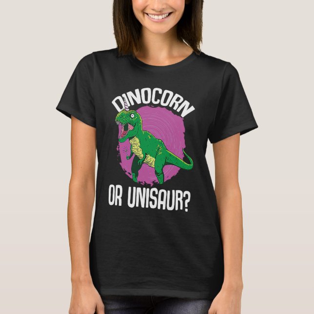 Camiseta Dinocorn or Unisaur Dinosaur Unicorn Dino (Frente)