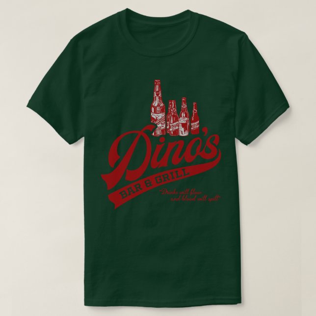 Camiseta Dinos Bar e Grill (Frente do Design)