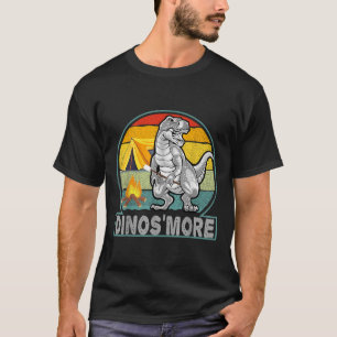 Camiseta Dinos mais engraçados acampamento de dinossauros S