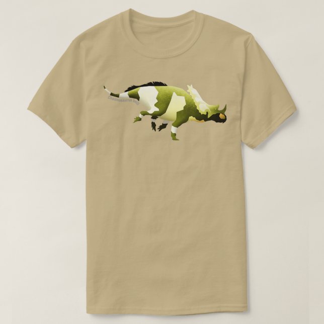 Camiseta Dinosaur Chasmosaurus  (Frente do Design)