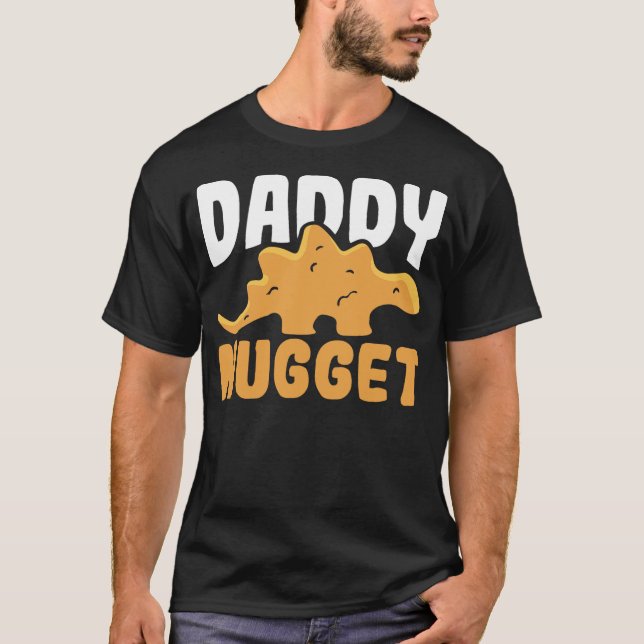 Camiseta Dinosaur Chicken Dady Nugget Men Dino Nugget (Frente)