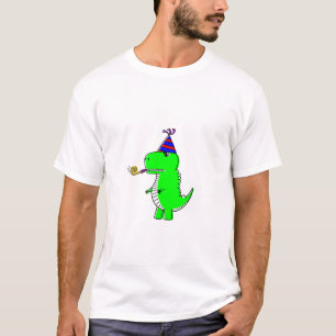 Camiseta Dinosaur de Aniversário Fofo
