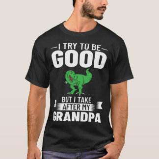 Camiseta Dinosaur Grandpa Saurus Grandpasaurus