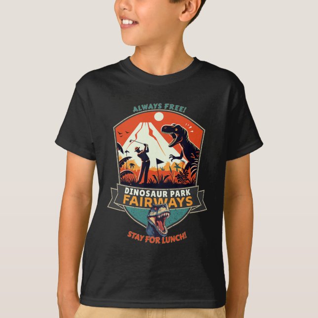 Camiseta Dinosaur Park Fairways  (Frente)