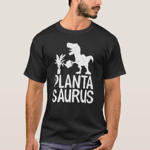 Camiseta Dinosaur Plantasaurus Jardinagem Jardineiro Mãe P